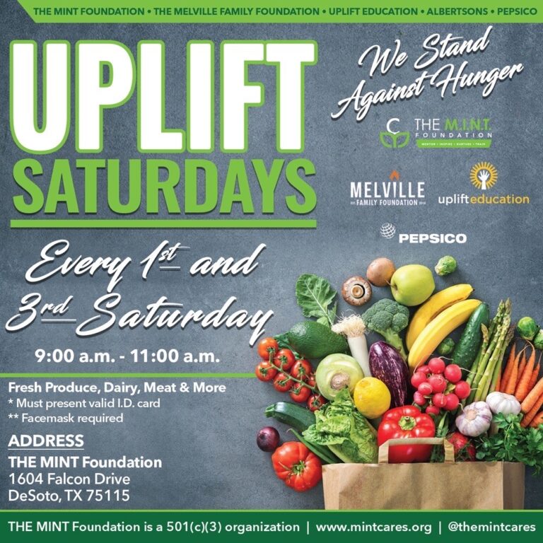 The Melville Family Foundation continues partnership with Uplift schools and the M.I.N.T. Foundation to feed families in need